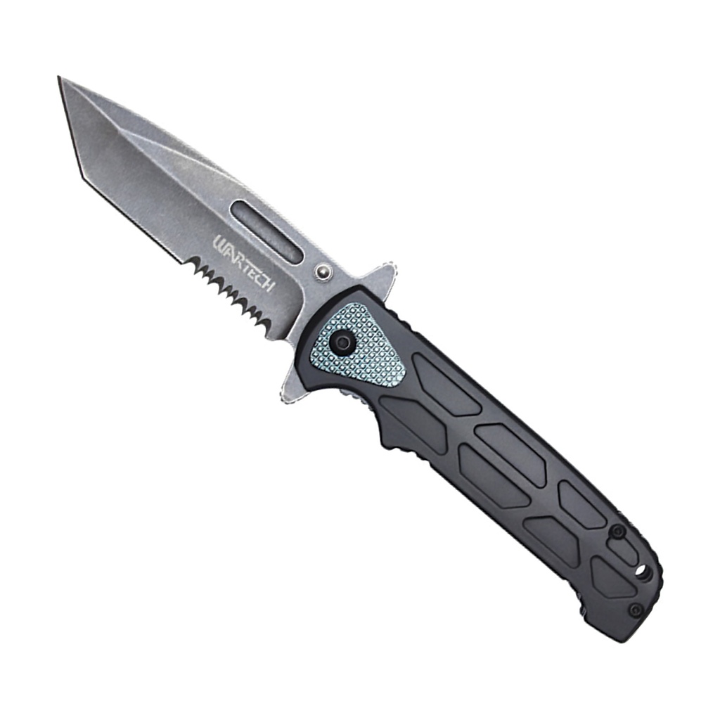 SAMPLE - Hex Stealth Quick-Deploy Spring Assisted Knife - Matte Black Aluminum