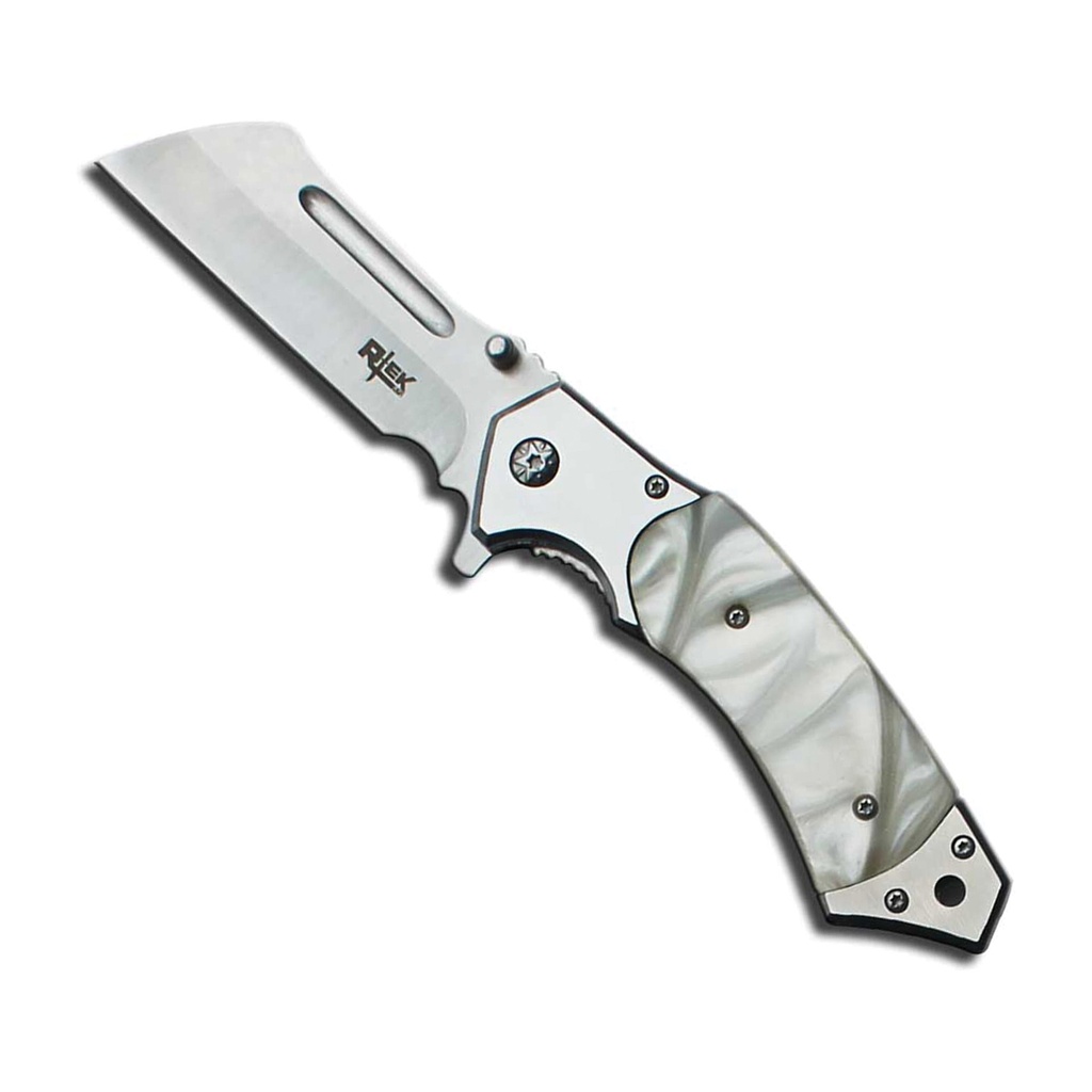Clever Blade Assisted Knife - White
