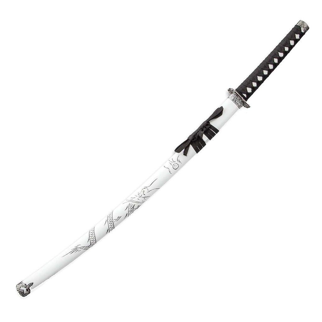 Dragon’s Oath Ceremonial Katana Sword - White Wood