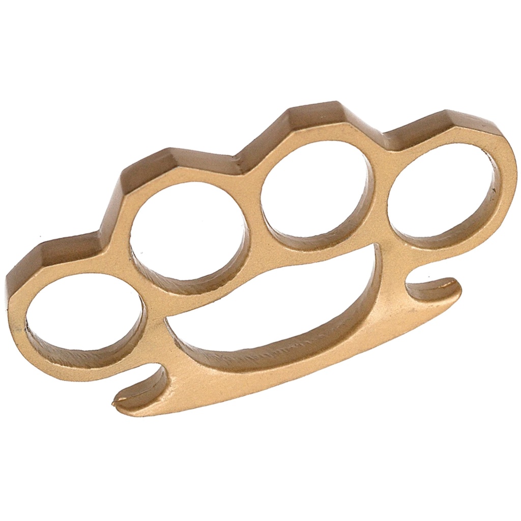 Pocket Guardian Small-Frame Brass Knuckles - Gold Steel