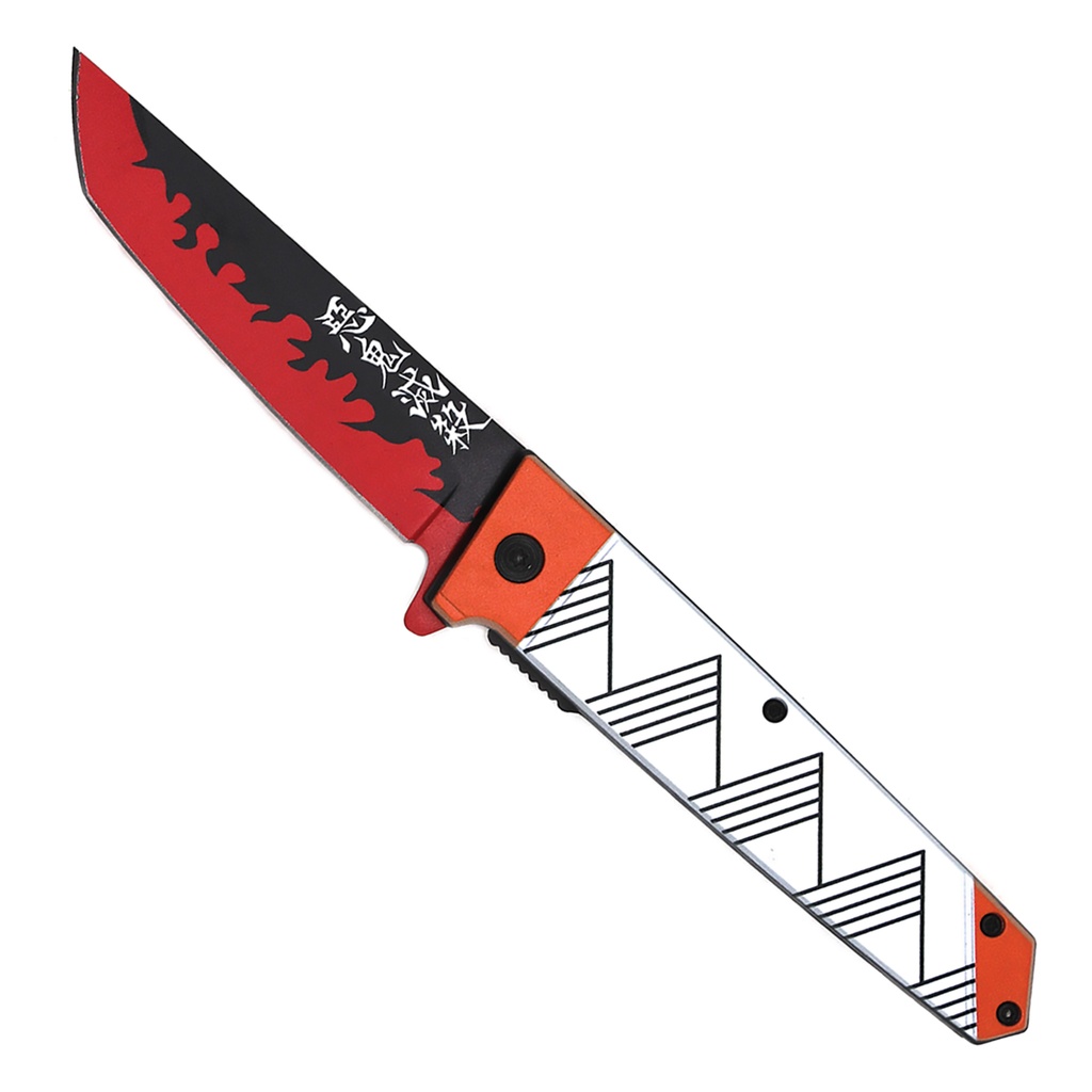 Vector Grid Quick-Deploy Spring Assisted Knife - Red Blade