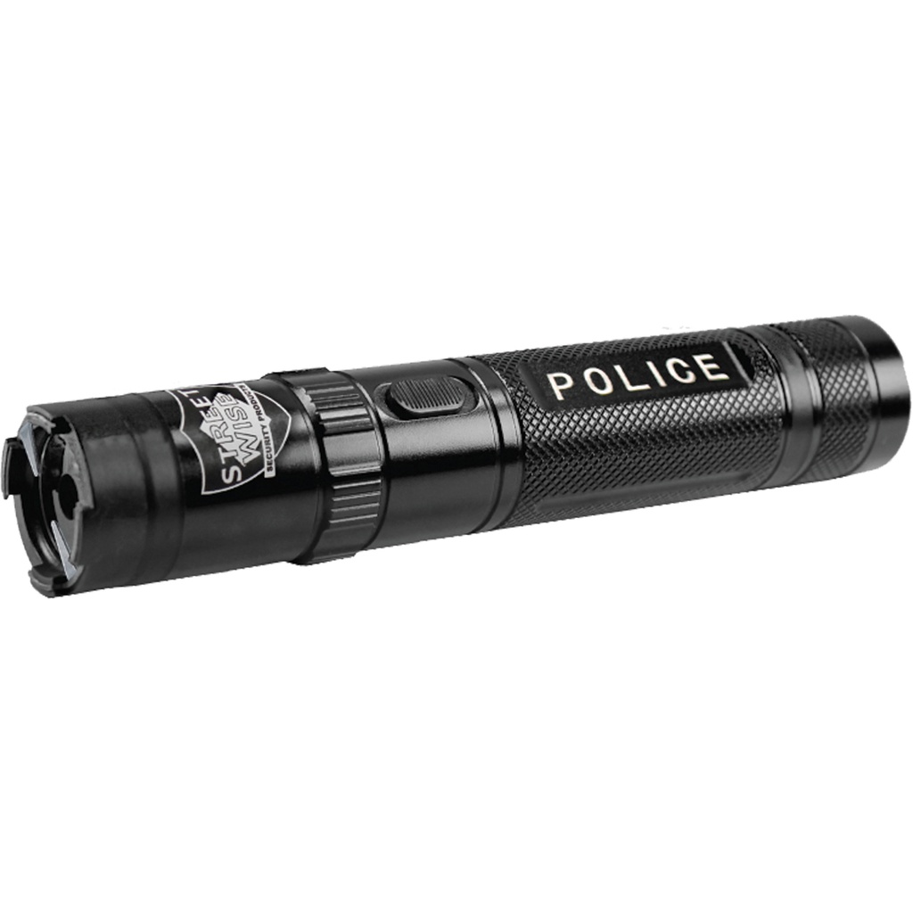 Blackout Enforcer Police-Grade Stun Gun Flashlight - Black