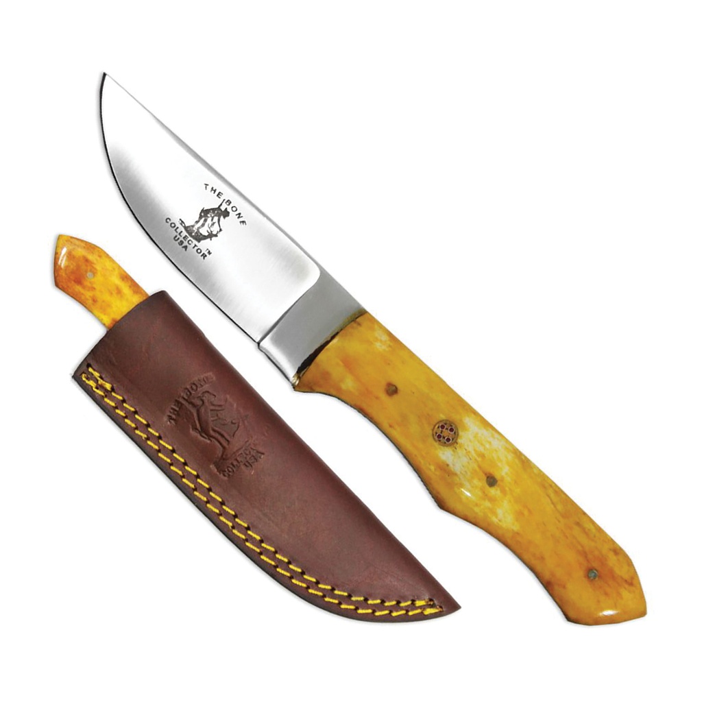 Upland Ridge Classic Fixed Blade Hunting Knife - Yellow Bone