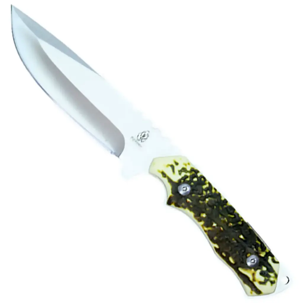 StealthSlice Precision Full Tang Fixed Blade Knife - Black Synthetic