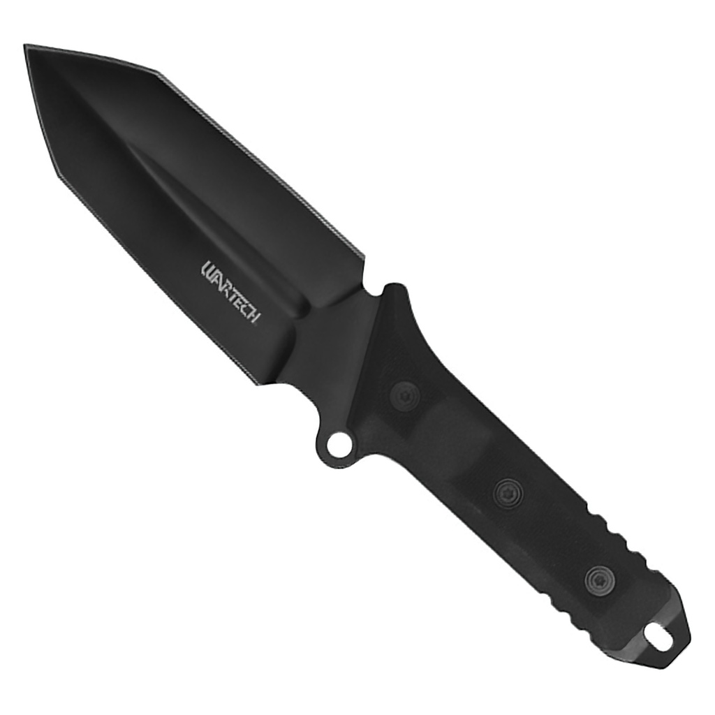 ShadowStrike Stealth-Duty Fixed Blade Knife - Matte Black