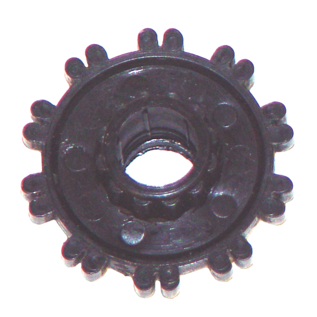 Gear-Ring Rapid-Reload Blowgun Dart Quiver - Black Polymer