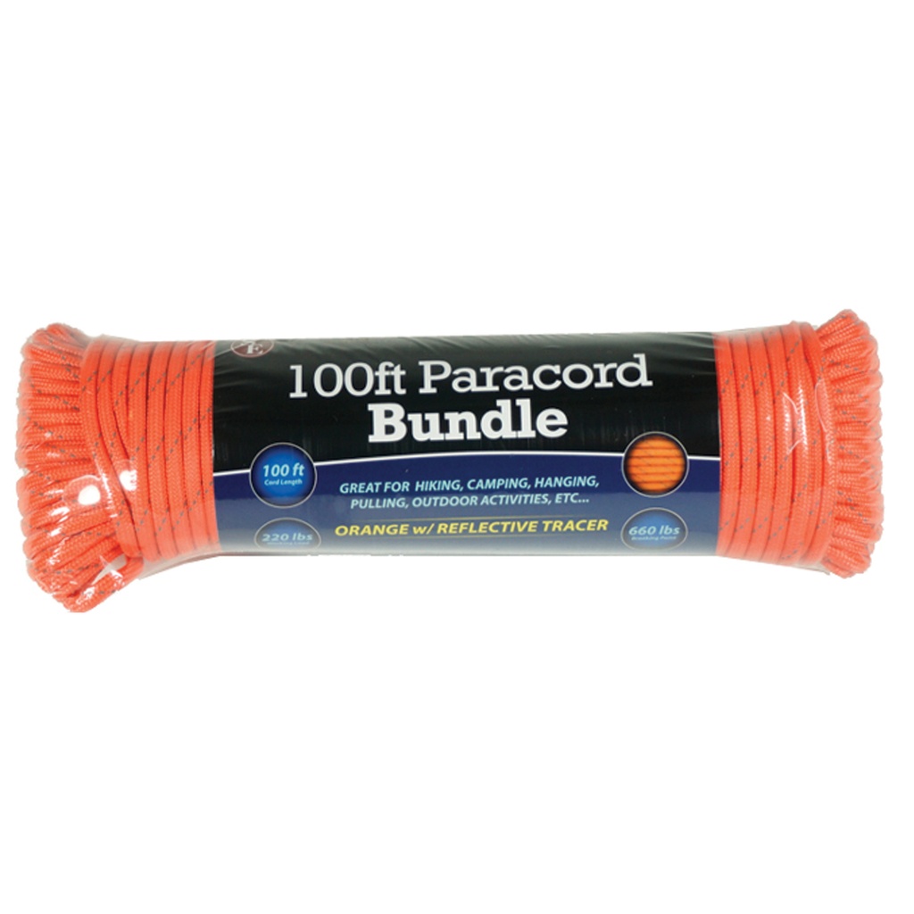 Flareline High-Vis Reflective Utility Paracord - Orange