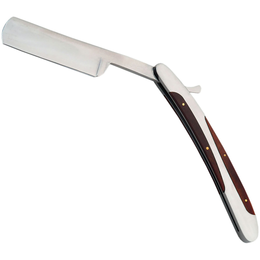 Heritage Edge Folding Straight Razor - Wood Handle