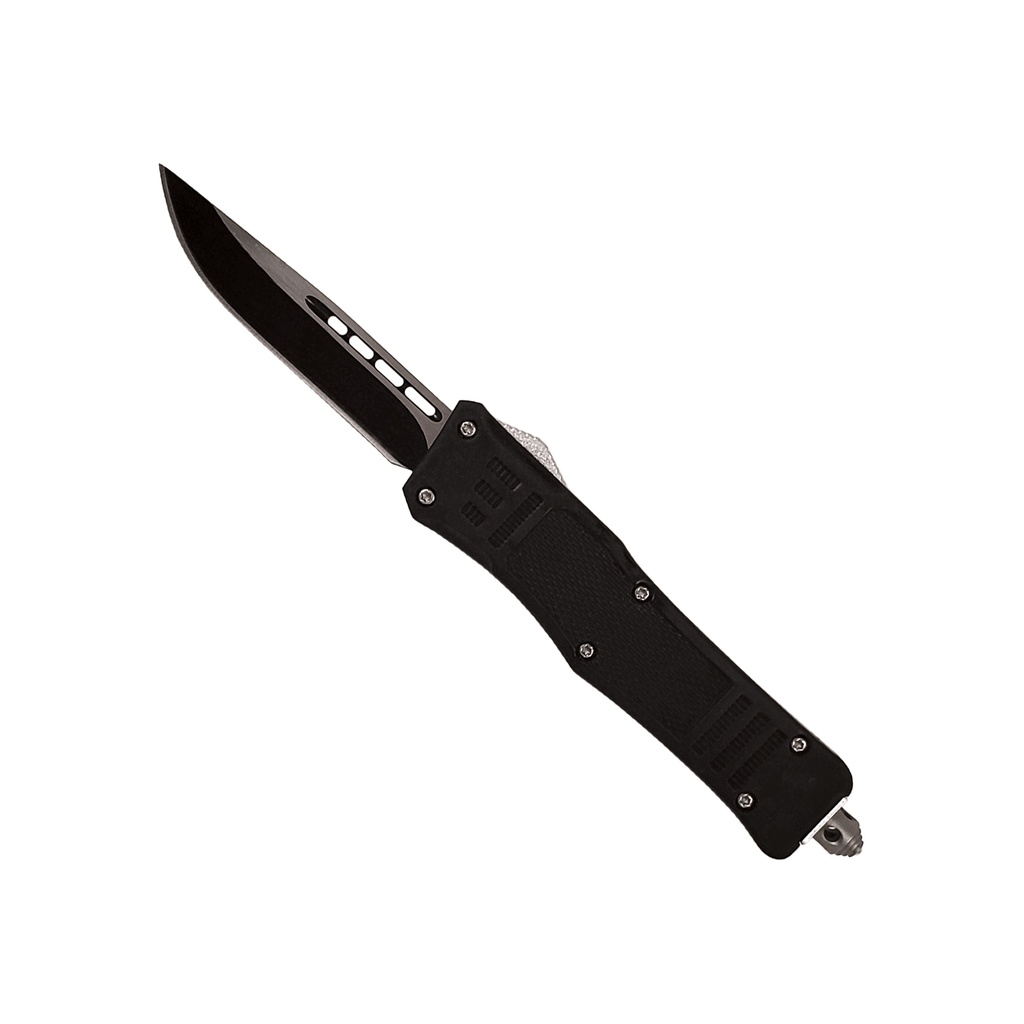 Covert Grip Quick‑Deploy OTF Knife - Matte Black
