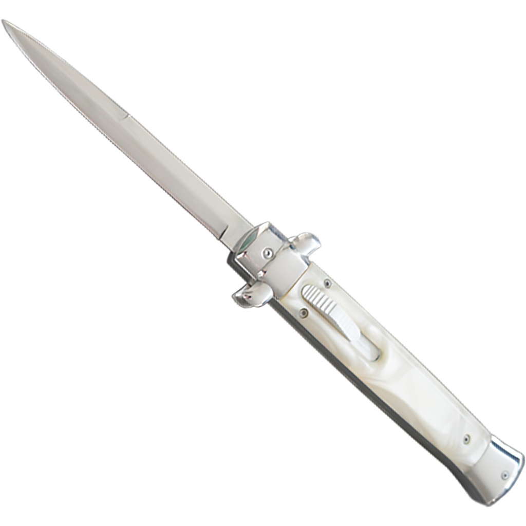 Milano Heritage Double-Action OTF Knife - White