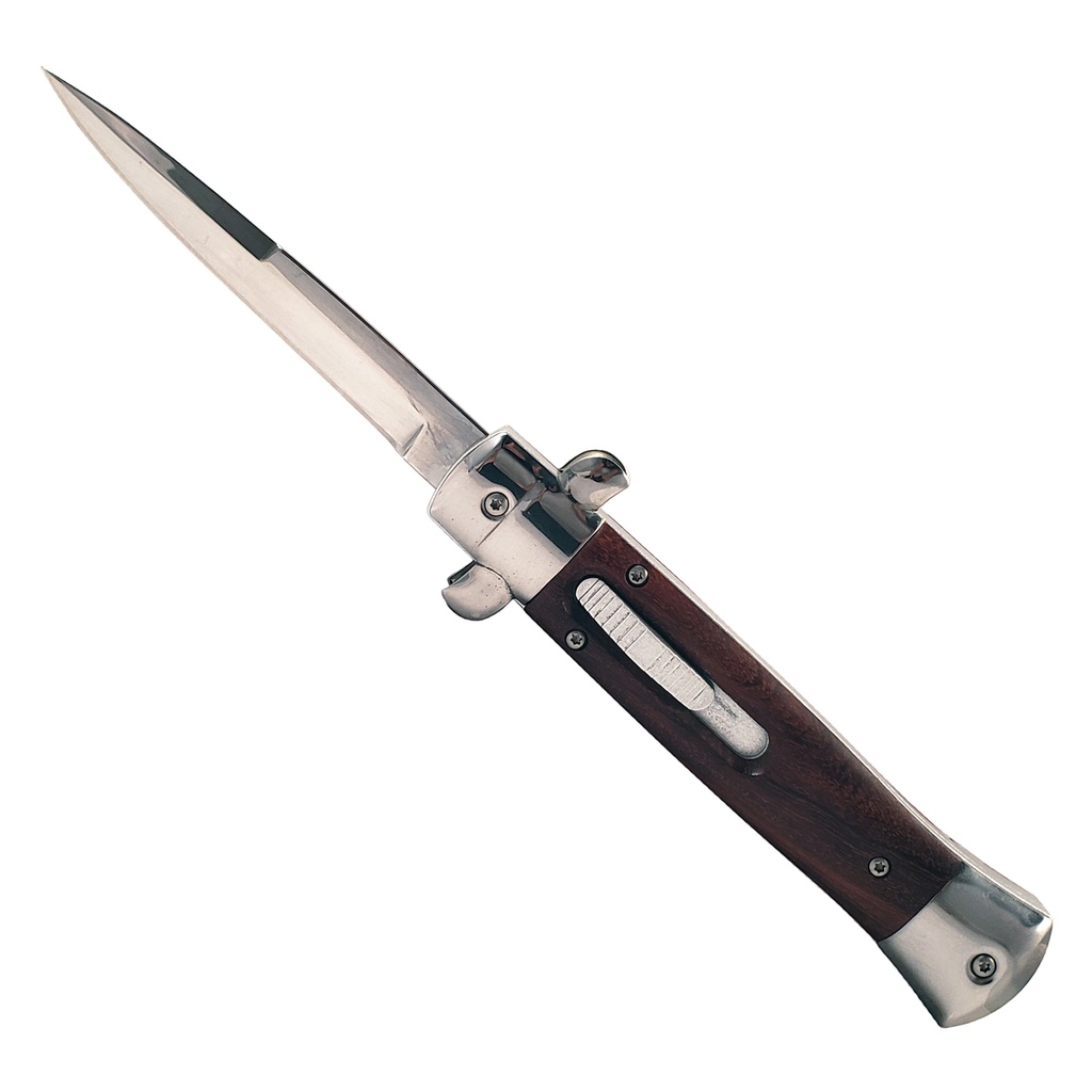 Milano Heritage Quick-Deploy OTF Knife - Wood