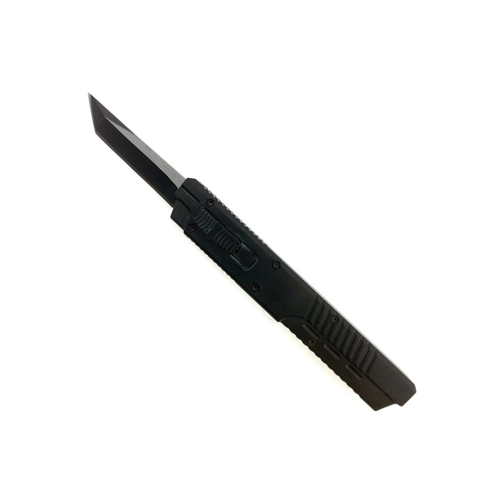 Stealth Micro Razor OTF Knife - Midnight Black