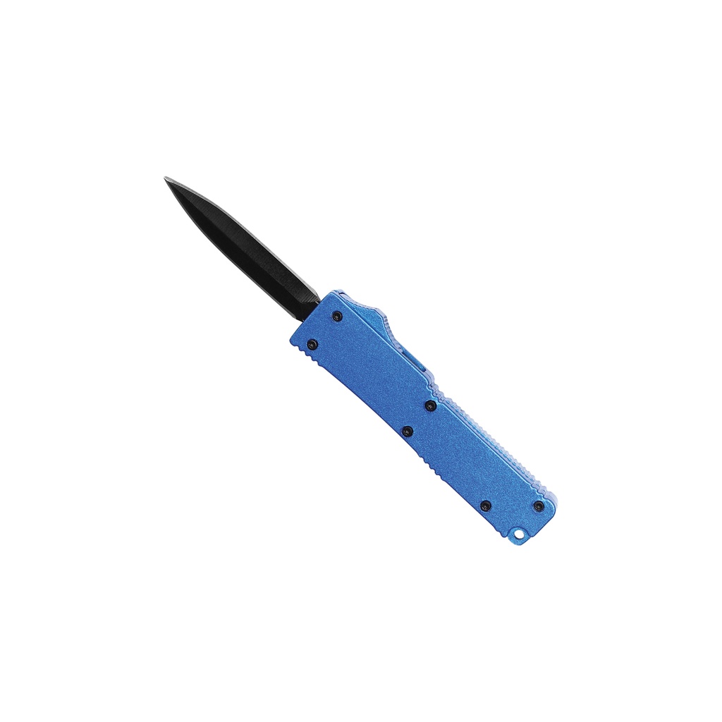 SlipGuard Micro Quick-Deploy OTF Knife - Blue Rubberized