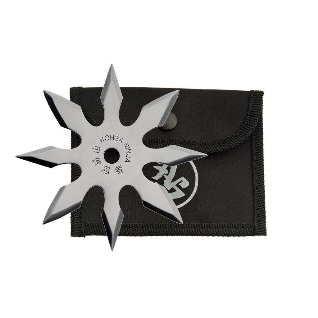 Orbit Symmetry Eight-Point Throwing Star - Silver
