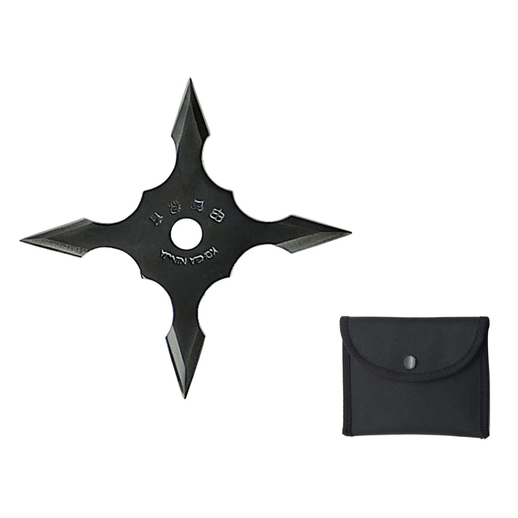 Nightfall Precision Balanced Throwing Star - Matte Black