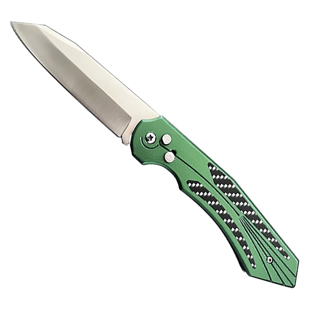 Field Vector Precision Automatic Knife - Green Aluminum