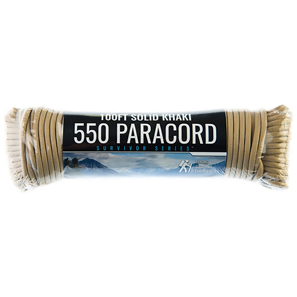 Field-Bound Survivor Utility Paracord - Khaki