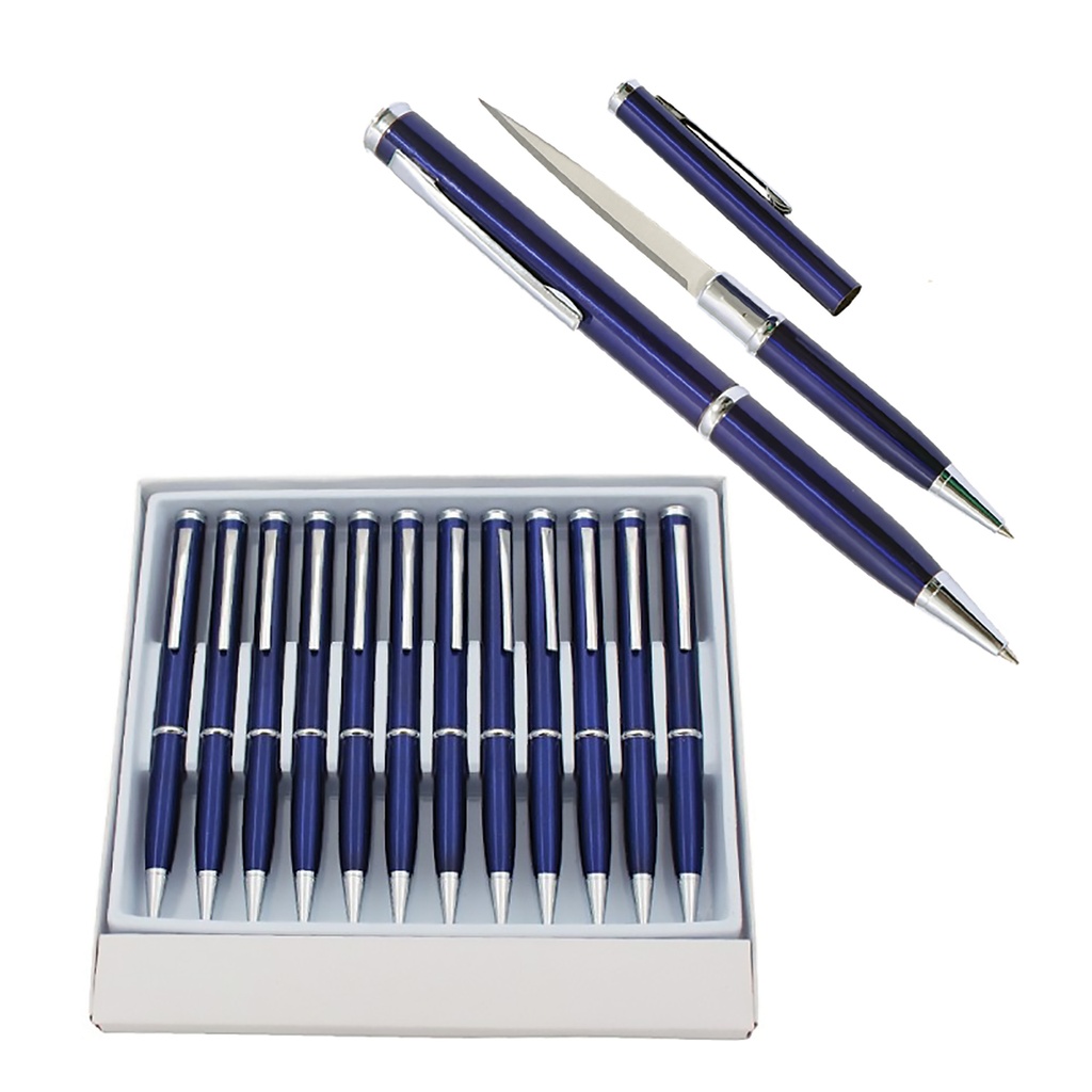 Executive Edge Hidden Pen Knife Set - Midnight Blue