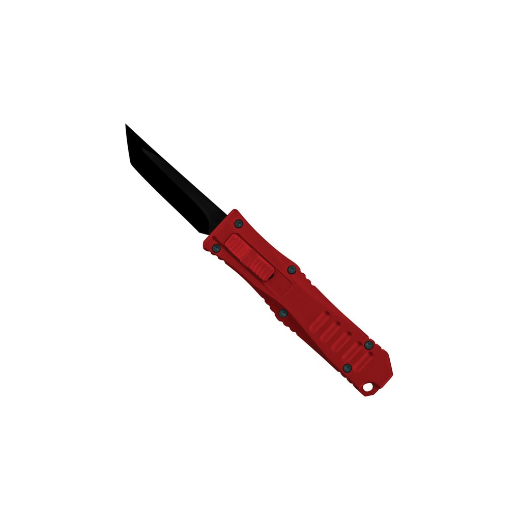 Scarlet Vector Lightweight OTF Knife - Red Aluminum