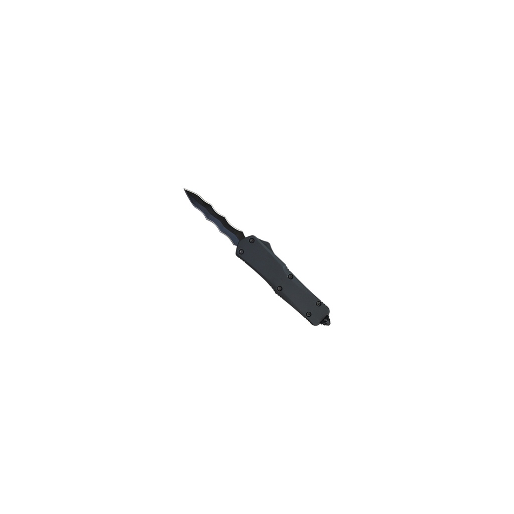 Stealth KRISS Deployment OTF Knife - Black Aluminum