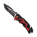 SAMPLE -Engine Company Quick-Deploy Spring Assisted Rescue Knife - Two-Tone Aluminum