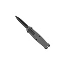Gray Automatic OTF Knife - Double Edge Blade