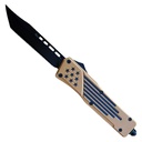 Frontline Oath Tactical OTF Knife - Tan USA Flag