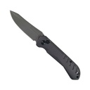 Stealth CNC Quick-Deploy Switchblade Knife - Gray Aluminum
