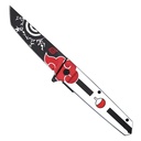 Samurai Valor Quick-Deploy Tanto Spring Assisted Knife - Black ABS