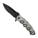 Spectral Grip 3D-Traction Spring Assisted Knife - Gray