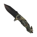 Ranger Lifeline Spring-Assisted Rescue Knife - Gray Camo