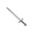 Shadowsteel Excalibur LARP-Safe Latex Sword - Black & Silver