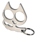 No More Nice Kitty Compact Self-Defense Keychain - Silver