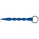 Cobalt Ridge Quick-Access Kubaton Keychain - Mirror Blue Steel