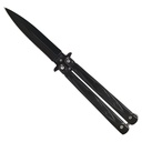 Shadow Dagger Balanced-Action Butterfly Knife - Matte Black