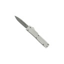 Frontline Pulse Double-Action OTF Knife - Silver Aluminum