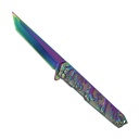 Dragon Tempest Quick-Deploy Spring Assisted Knife - Rainbow Iridescent