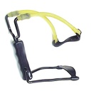 Fold-Down Stabilizer Precision Wrist Rocket Slingshot - Black Steel