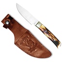 Heritage Drop-Point Fieldcraft Hunting Knife - Bone Handle