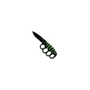 Trench Control Assisted Opening Knife - Green Aluminum