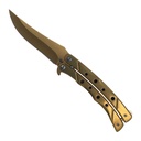 Gilded Arc Performance Butterfly Knife - Gold