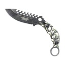 8" Defender Xtreme Skeleton Handle Knife