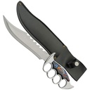 Liberty Talon Knuckle-Guard Fixed Blade Knife - Eagle Flag